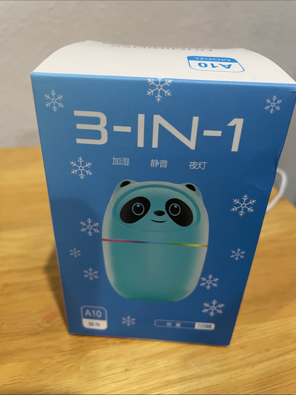 3 in 1 Mini Panda Humidifier NIB